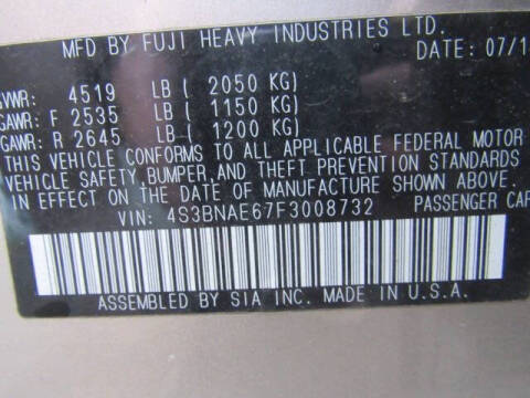2015 Subaru Legacy 2.5i Premium