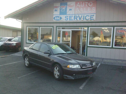 1999 Audi A4 for sale at 777 Auto Sales and Service in Tacoma WA