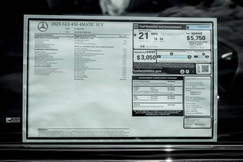 2025 Mercedes-Benz GLS GLS 450