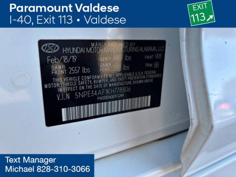 2019 Hyundai Sonata SEL