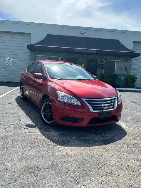 2014 Nissan Sentra for sale at ALPHA AUTOMOTIVE SALES in Oakland Park, FL