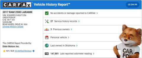 2017 RAM 2500 Laramie