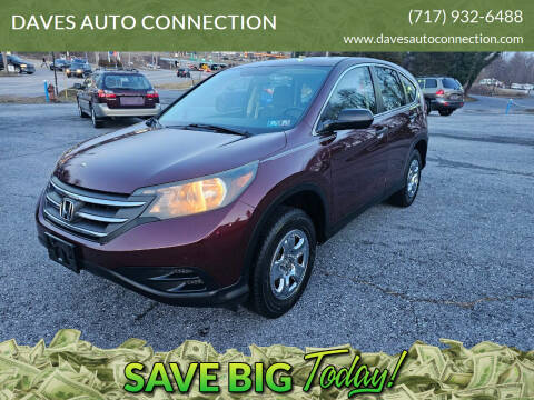 2013 Honda CR-V for sale at DAVES AUTO CONNECTION in Etters PA