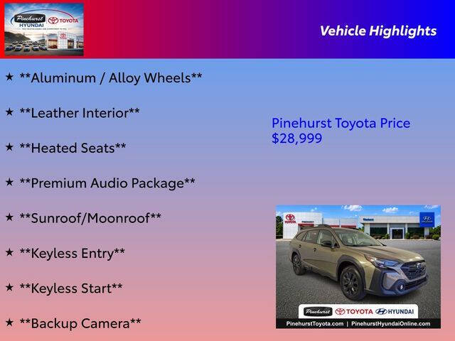 2025 Subaru Outback Onyx Edition