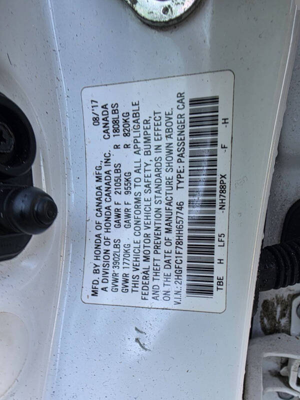 2017 Honda Civic EX-L w/Navi