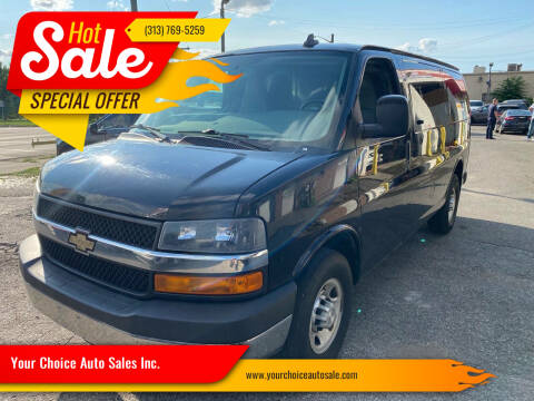 2016 Chevrolet Express for sale at Your Choice Auto Sales Inc. in Dearborn MI