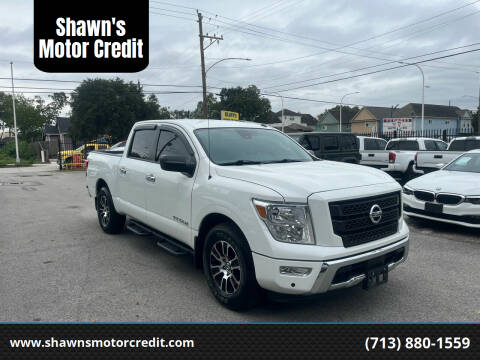 2021 Nissan Titan for sale at Shawn's Motor Credit in Houston TX