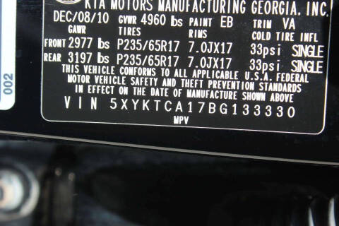 2011 Kia Sorento LX