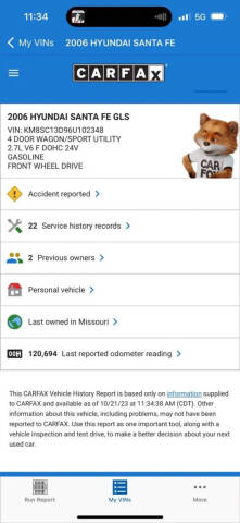 2006 Hyundai Santa Fe GLS