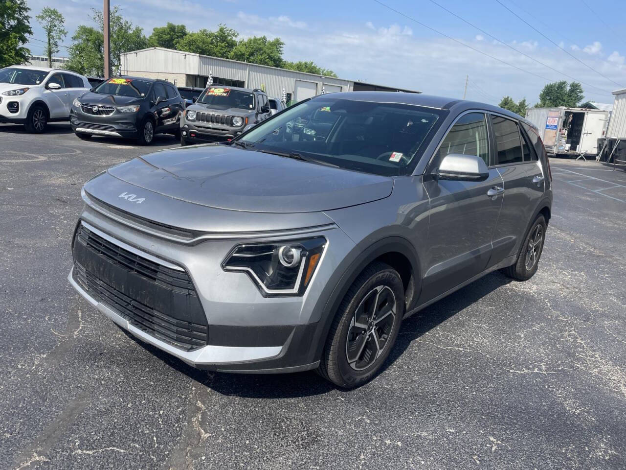 Gray 2023 Kia Niro LX LX 4dr Crossover 2
