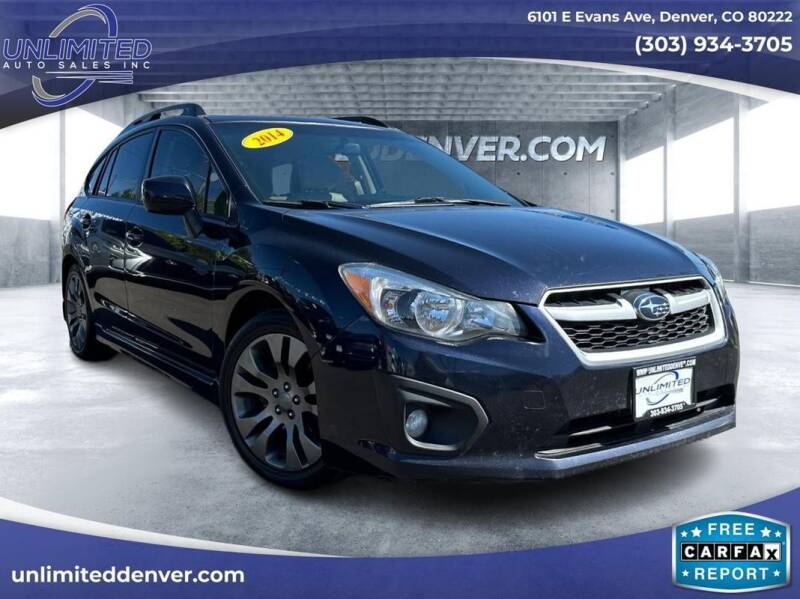 2014 Subaru Impreza for sale at Unlimited Auto Sales in Denver CO