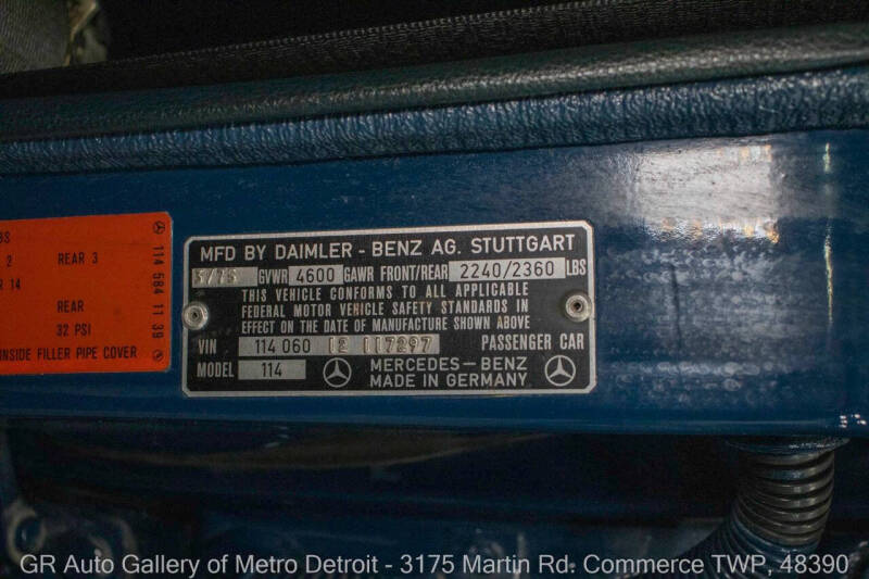 1975 Mercedes-Benz 280-Class