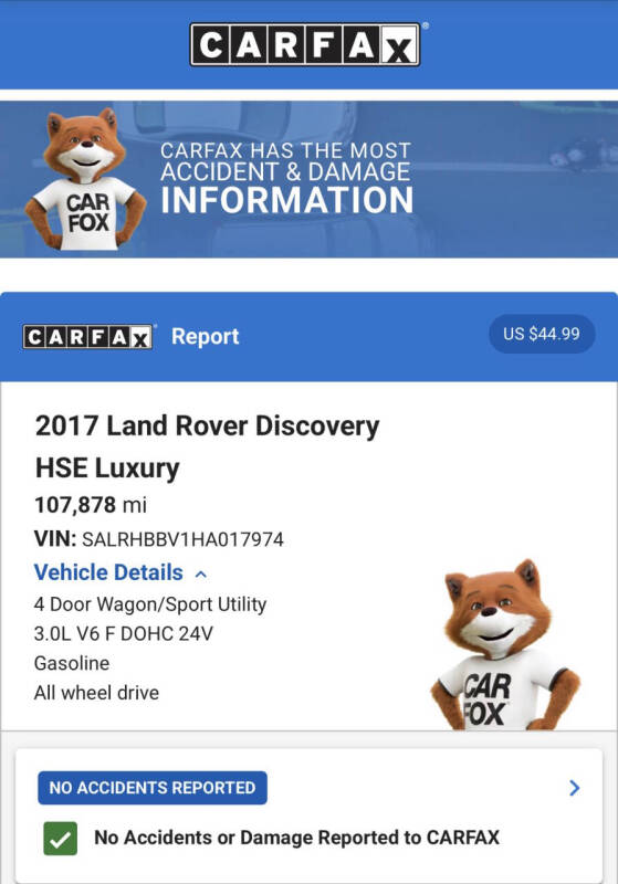 2017 Land Rover Discovery HSE Luxury