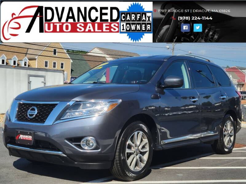 2014 Nissan Pathfinder for sale at Advanced Auto Sales in Dracut MA