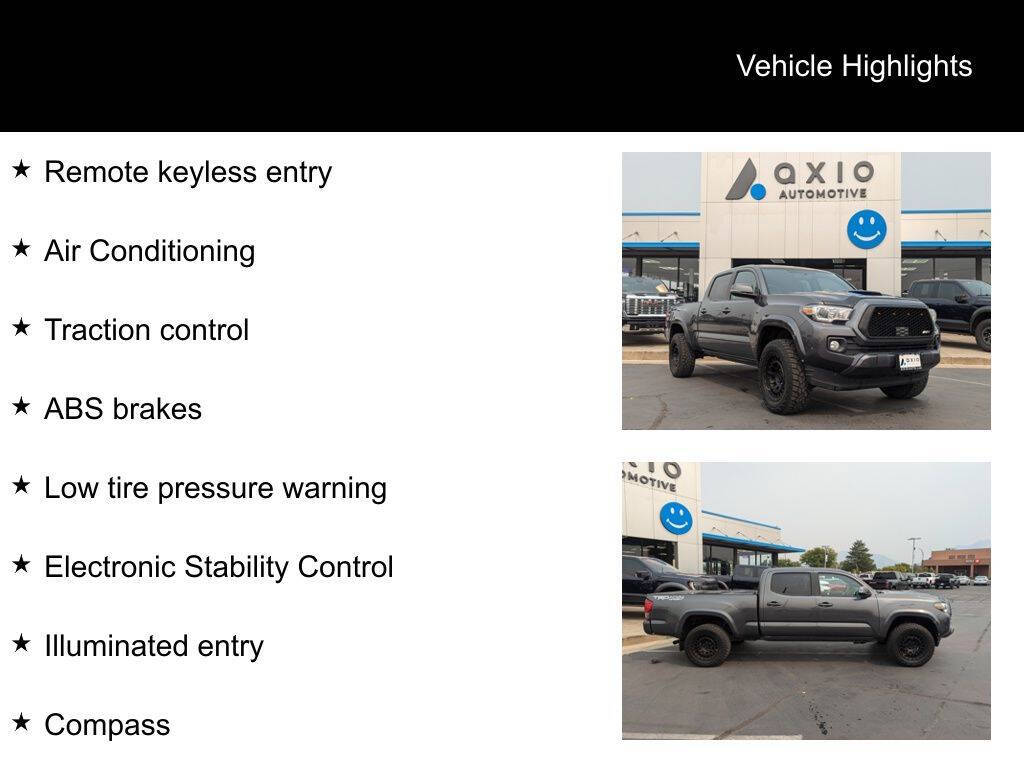 2017 Toyota Tacoma for sale at Axio Auto Boise in Boise, ID