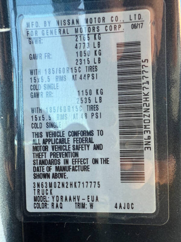 2017 Chevrolet City Express LT