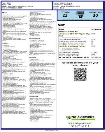 2019 BMW X3 sDrive30i