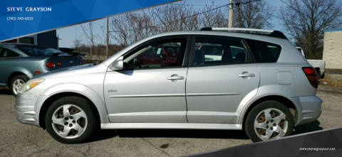 2006 Pontiac Vibe for sale at STEVE GRAYSON MOTORS in Youngstown OH