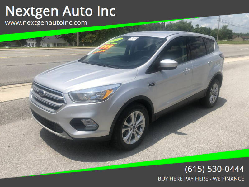 2017 Ford Escape for sale at Nextgen Auto Inc in Smithville TN