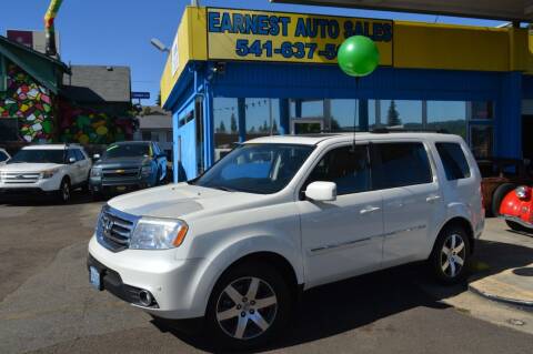 2013 Honda Pilot for sale at Earnest Auto Sales in Roseburg OR