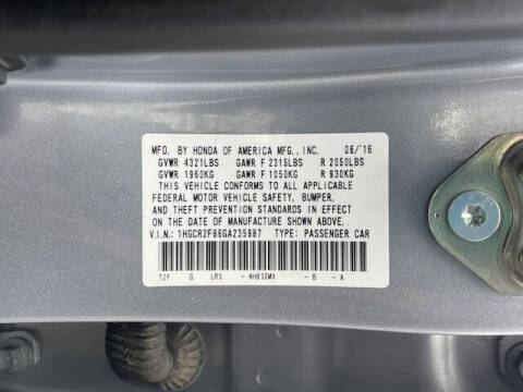 2016 Honda Accord EX-L