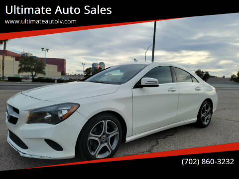 2018 Mercedes-Benz CLA for sale at Ultimate Auto Sales in Las Vegas NV