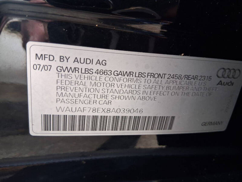 2008 Audi A4 2.0T