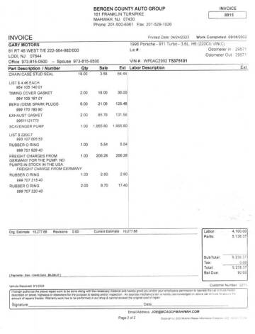 1996 Porsche 911 Turbo