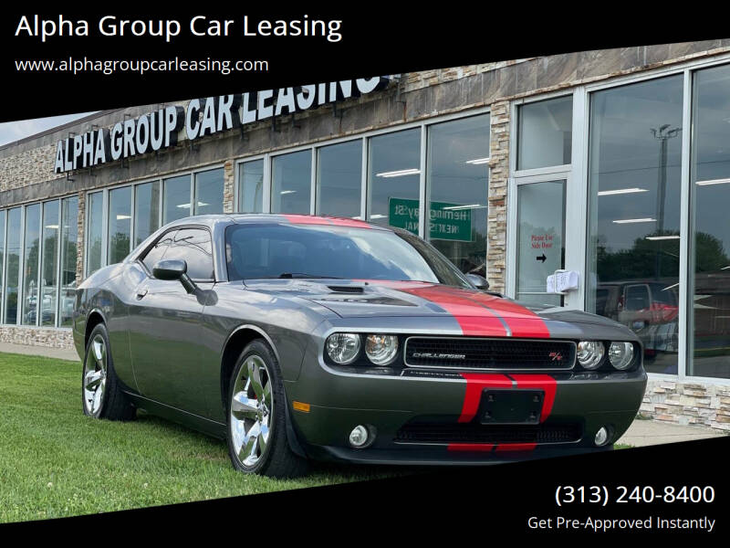 2012 Dodge Challenger for sale at Alpha Group Car Leasing in Redford MI