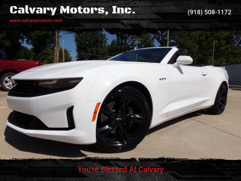 2022 Chevrolet Camaro for sale at Calvary Motors, Inc. in Bixby OK