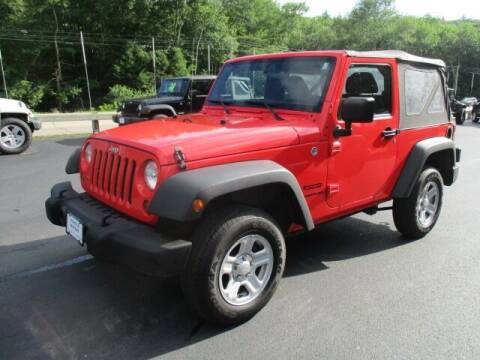 2013 Jeep Wrangler for sale at Route 4 Motors INC in Epsom NH