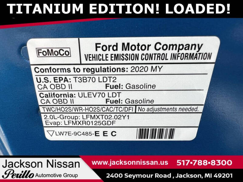 2020 Ford Escape Titanium