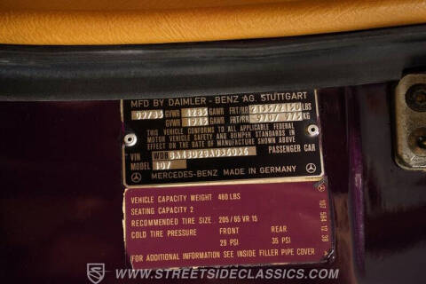 1986 Mercedes-Benz 560-Class 560 SL