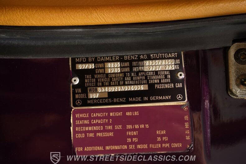 1986 Mercedes-Benz 560-Class 560 SL