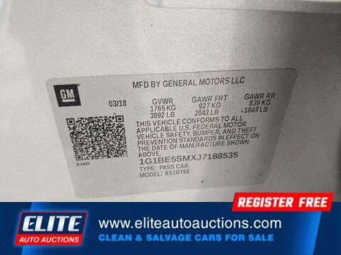 2018 Chevrolet Cruze LT Auto