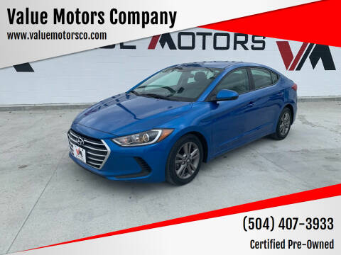 2017 Hyundai Elantra for sale at Value Motors Company in Marrero LA