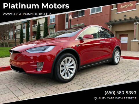 2018 Tesla Model X for sale at Platinum Motors in San Bruno CA