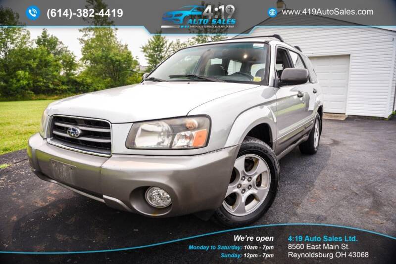2003 Subaru Forester for sale at 4:19 Auto Sales LTD in Reynoldsburg OH