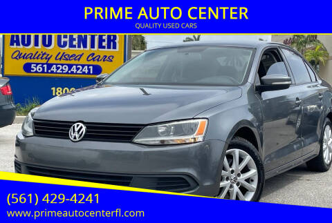 2011 Volkswagen Jetta for sale at PRIME AUTO CENTER in Palm Springs FL