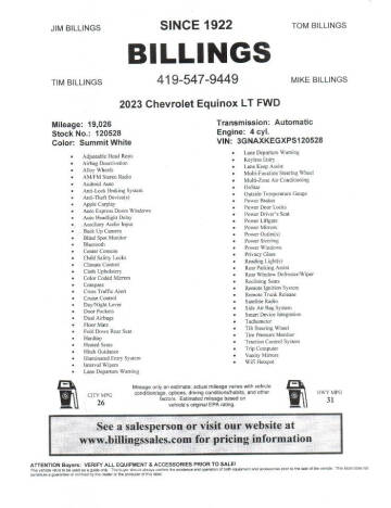 2023 Chevrolet Equinox LT