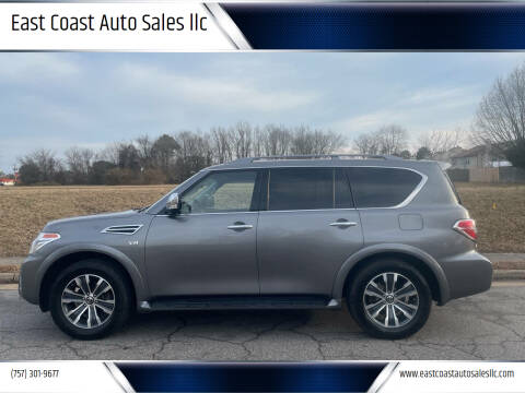 2020 Nissan Armada for sale at East Coast Auto Sales llc in Virginia Beach VA