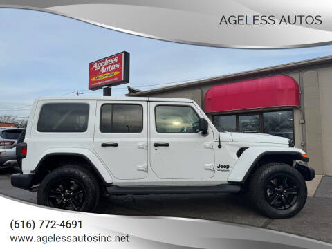 2021 Jeep Wrangler Unlimited for sale at Ageless Autos in Zeeland MI