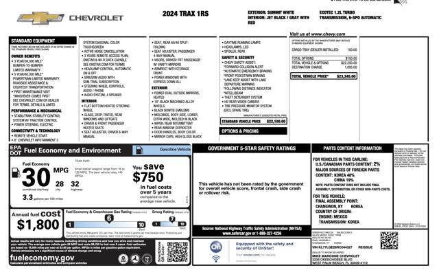 2024 Chevrolet Trax RS