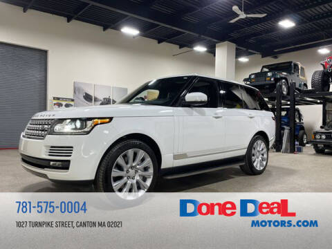 2014 Land Rover Range Rover for sale at DONE DEAL MOTORS in Canton MA