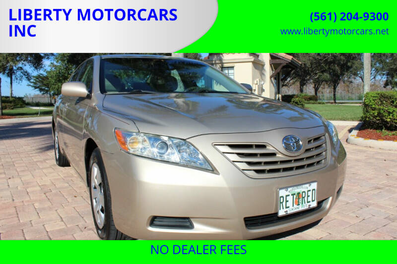 2007 Toyota Camry for sale at LIBERTY MOTORCARS INC in Royal Palm Beach FL