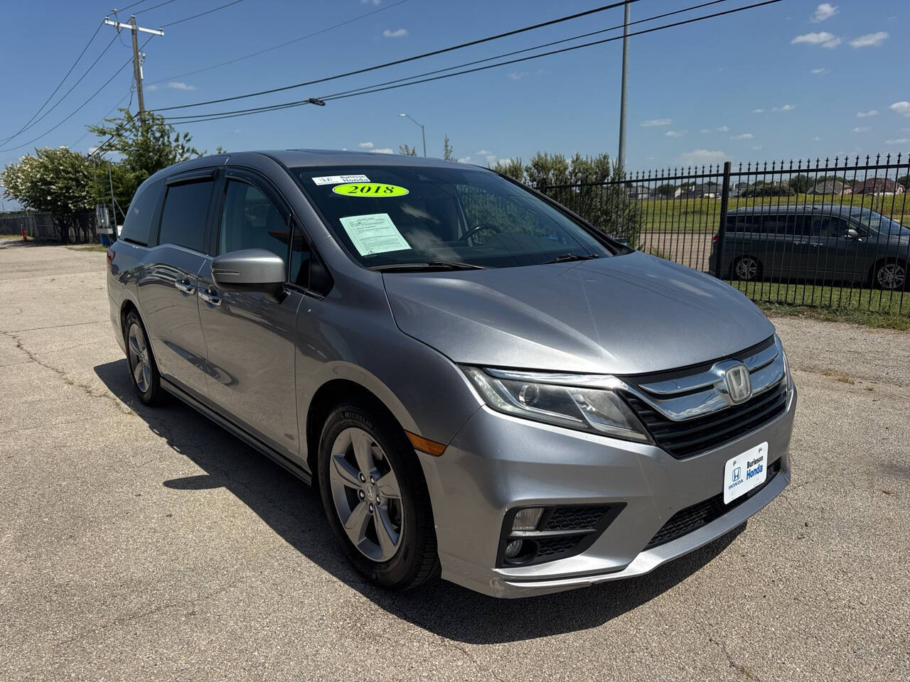 Silver 2018 Honda Odyssey EX-L EX-L 4dr Mini-Van 1
