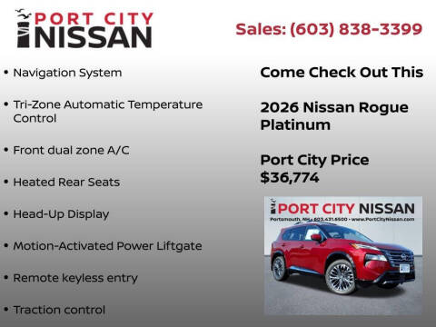 2026 Nissan Rogue Platinum