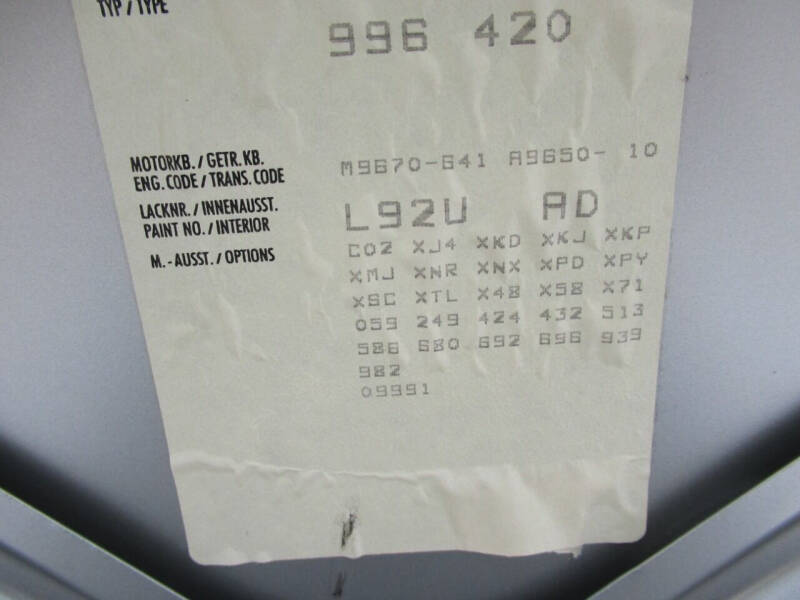 2001 Porsche 911 Turbo