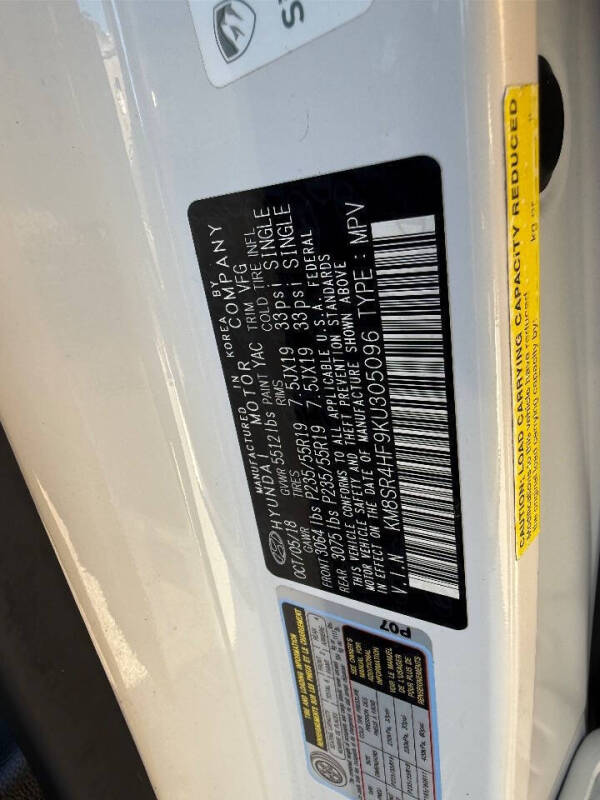 2019 Hyundai Santa Fe XL Limited Ultimate