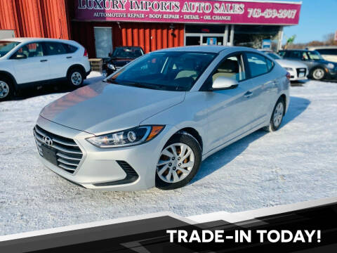 2017 Hyundai Elantra for sale at LUXURY IMPORTS AUTO SALES INC in North Branch MN